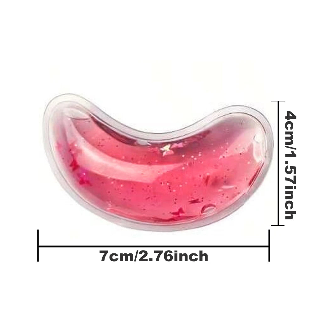 Hot & Cold Compress Eye Pad Reusable Ice Gel Eye Pack Cooling Gel Eye Pad for Eye Strain Swelling Dark Circle Skin Care Tools